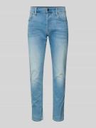 G-Star Raw Slim Fit Jeans im Used-Look Modell '3301' in Jeansblau, Grö...