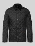 Barbour Steppjacke mit Umlegekragen in Black, Größe L