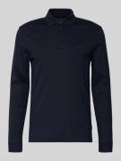 BOSS Poloshirt mit Label-Schriftzug in Dunkelblau, Größe XXXL