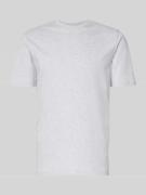 Marc O'Polo T-Shirt mit Label-Print in Hellgrau Melange, Größe XXL