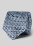 Willen Krawatte aus Seide im Allover-Look (7,5 cm) in Blau, Größe 1