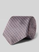 Willen Krawatte aus reiner Seide mit Label-Detail in Rose, Größe 1