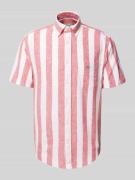 Gant Regular Fit Freizeithemd aus Leinen-Baumwoll-Mix in Hellrot, Größ...