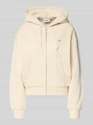 Carhartt Work In Progress Sweatjacke mit Känguru-Tasche in Sand, Größe...