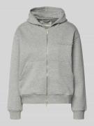 ANOTHER COTTON LAB Sweatjacke mit Kapuze und Zweiwege-Reißverschluss i...