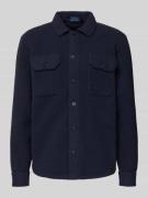 Polo Ralph Lauren Hemdjacke mit Kentkragen in Marine, Größe L