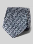 Willen Krawatte aus Seide im Allover-Look (8 cm) in Blau, Größe 1