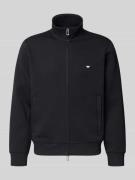 Emporio Armani Regular Fit Sweatjacke mit Logo-Stitching in Marine, Gr...