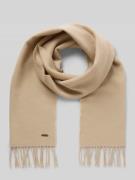 BOSS Schal aus reiner Wolle Modell 'ZESY' in Beige, Größe 1
