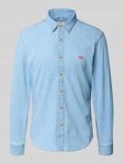 Levi's® Freizeithemd in Denim-Optik in Jeansblau, Größe L