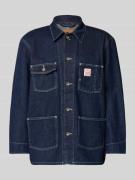 Levi's® Relaxed Fit Jeansjacke mit Logo-Patch Modell 'Berkley' in Dunk...