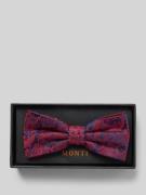 Monti Seidenfliege mit Paisley-Muster Modell 'Flavio' in Rot, Größe 1