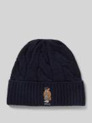 Polo Ralph Lauren Wollmütze mit Motiv-Stitching Modell 'FALL BEAR' in ...