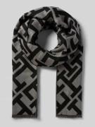 Tommy Hilfiger Schal mit Woll-Anteil in Black, Größe 1