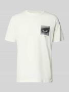 HUGO Regular Fit T-Shirt aus reiner Baumwolle Modell 'DEYSS' in Weiss,...