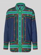 Lauren Ralph Lauren Relaxed Fit Hemdbluse mit Allover-Print Modell 'Ko...