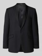 Wilvorst 1-Knopf-Sakko mit Reverskragen in Black, Größe 102