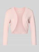 Jake*s Cocktail Bolero mit Schalkragen in Rose Melange, Größe 34