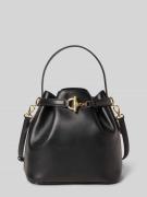 Lauren Ralph Lauren Bucket Bag aus echtem Rindsleder in Black, Größe 1