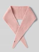 OPUS Schal mit Label-Detail in Rosa, Größe 1
