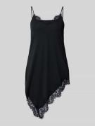 Gina Tricot Trägertop mit Spitzenbesatz in Black, Größe L