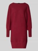 Zero Relaxed Fit Kleid aus Viskose-Mix in Strick-Optik in Rot, Größe 3...