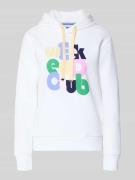 Christian Berg Woman Hoodie mit Kapuze in Weiss, Größe L