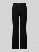 Mango Straight Fit Jeans mit 5-Pocket-Design Modell 'MATILDA' in Anthr...