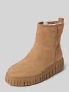 Tamaris Chelsea Boots aus reinem Rindsleder in Beige, Größe 36