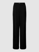 Emporio Armani Stoffhose mit Aufschlag in Black, Größe 36