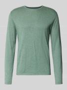 Christian Berg Men Strickpullover mit Rundhalsausschnitt in Gruen Mela...