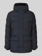 SAVE THE DUCK Steppjacke mit Kapuze Modell 'QUINLAN' in Black, Größe L