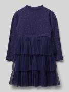 DANAMADE Kleid mit Rundhalsausschnitt Modell 'MAJA' in Marine, Größe 9...