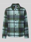 s.Oliver RED LABEL Hemdjacke mit Brusttasche in Gruen, Größe L