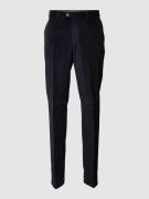 Hiltl Cordhose mit Knopf- und Reißverschluss in Marine, Größe 29