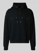 HUGO Relaxed Fit Hoodie aus reiner Baumwolle Modell 'DOLAND' in Black,...