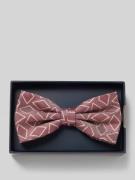 Willen Fliege aus reiner Seide mit verstellbarer Kragenweite in Bordea...