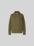 Anine Bing Regular Fit Jacke mit Umlegekragen in Khaki, Größe L