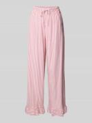 OH APRIL Stoffhose mit Label-Detail Modell 'Ruby' in Rot, Größe L