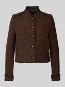 Mango Blazer mit Knopfleiste in Mittelbraun, Größe L