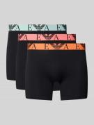 Emporio Armani Boxershorts mit elastischem Logo-Bund im 3er-Pack in Bl...
