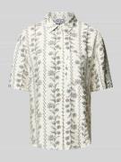 JAKE*S STUDIO WOMAN Hemdbluse mit 1/2-Arm in Offwhite, Größe 40