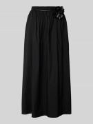 Oui Midirock mit Applikation in BLACK, Größe 38