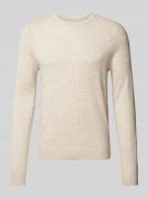 MCNEAL Strickpullover aus Woll-Mix mit Kaschmir-Anteil in Kitt Melange...