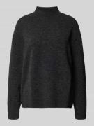 Marc O'Polo Denim Regular Fit Strickpullover aus Schurwoll-Mix in Anth...