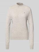 Tommy Hilfiger Regular Fit Pullover aus Woll-Kaschmir-Mix in Hellgrau,...
