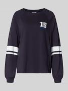 Marc O'Polo Denim Loose Fit Langarmshirt aus reiner Baumwolle in Marin...