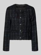 Guess Blazer mit Knopfleiste Modell 'ANDIE' in Black, Größe L