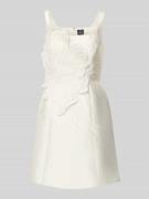 Adrianna Papell Cocktailkleid mit Zierbesatz in Weiss, Größe 38