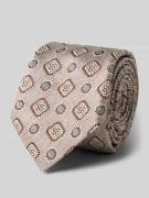 altea Krawatte aus Seiden-Baumwoll-Mix Modell 'Nilo' in Silber, Größe ...